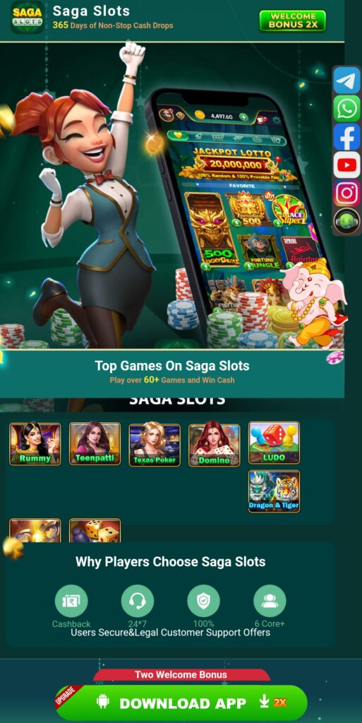 saga slots game apk