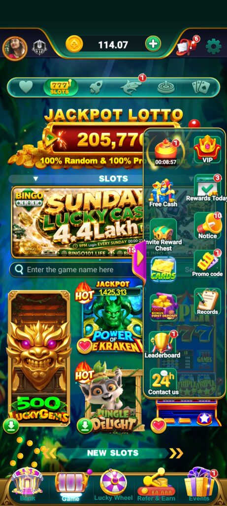 Bingo 101 game